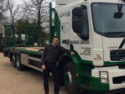 Miles Drainage Director, Paul Snow.