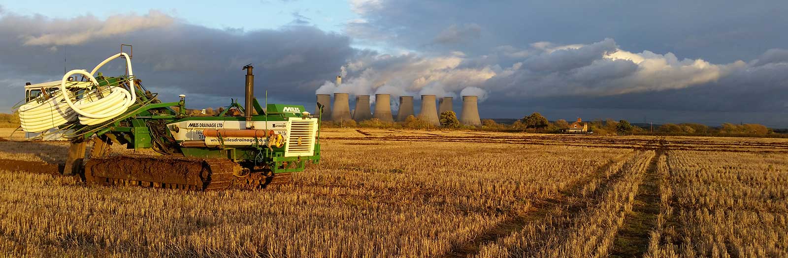 Miles Drainage - The premier land drainage, trenching and topcutting specialist