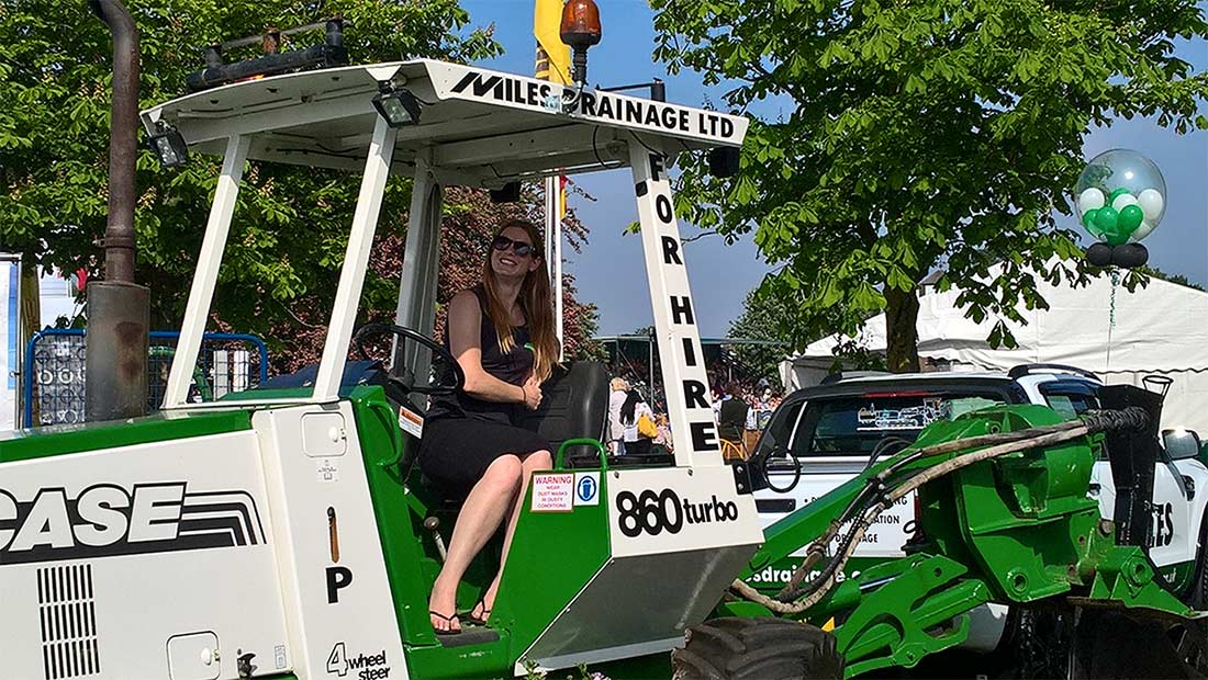 Miles Drainage at the Suffolk Show 2018, Ipswich, Suffolk