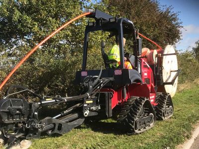 Utility Mole Plowing, Miles Drainage, Suffolk